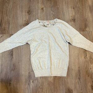 Mossimo Supply Co. Cream Lace Sweater